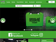 Tablet Screenshot of essve.fi
